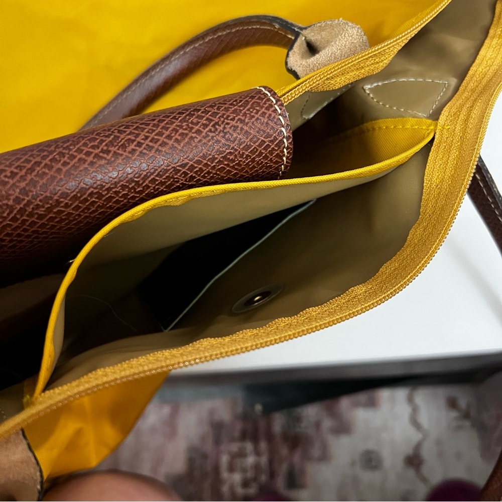 Longchamp Le Pliage Original L in Marigold - Picture 8 of 11